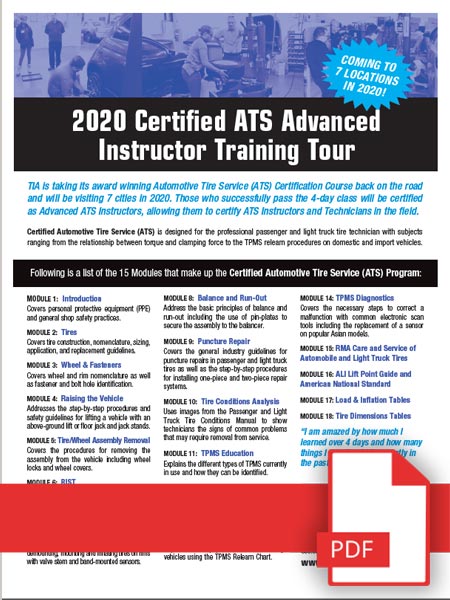 ATS Adanced Instructor Training Tour